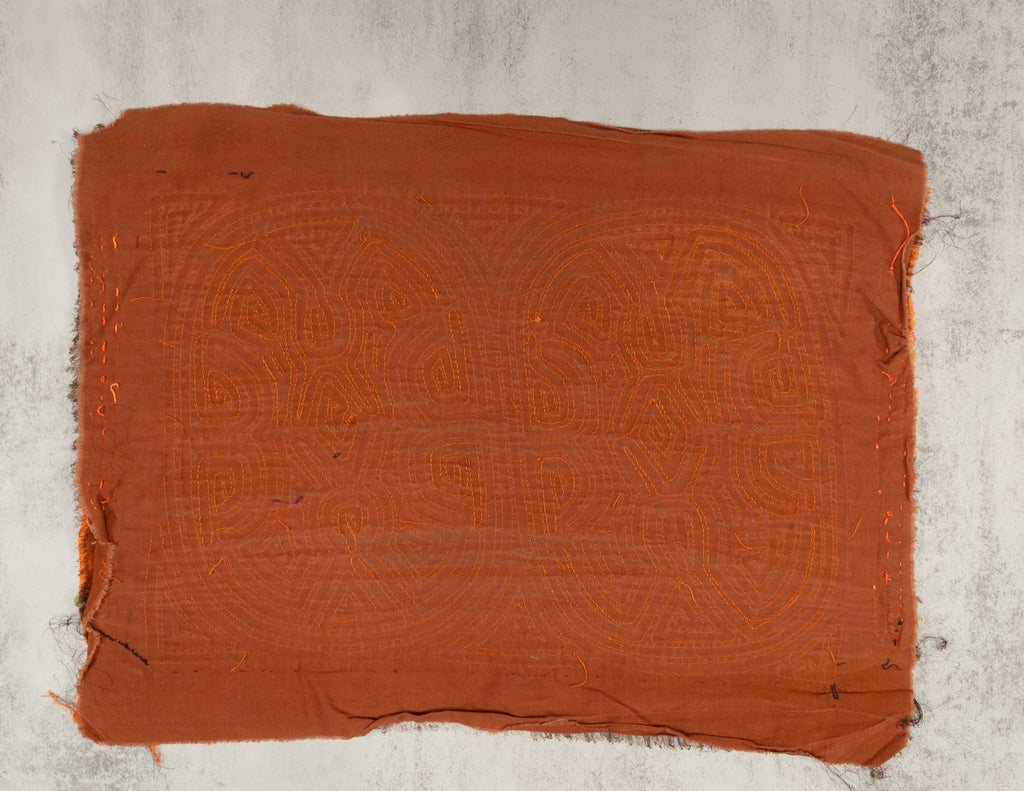 Vintage Orange And Brown Background Material Mola