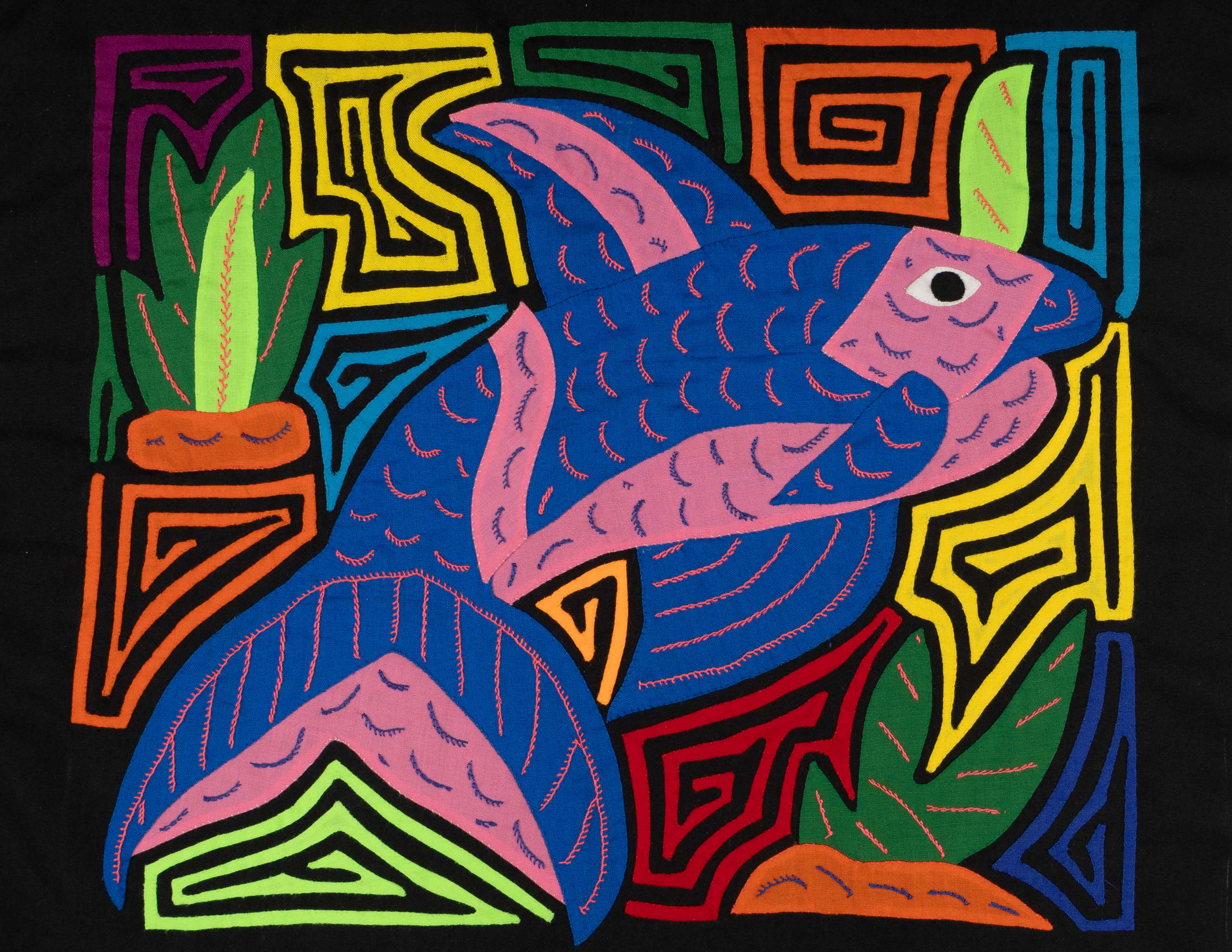 Blue And Pink Dolphin Mola