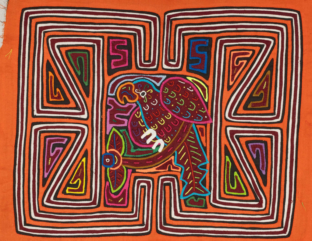 Orange And White Parrot Birdcage Mola