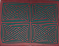 Vintage Burgundy And Green Classic Design Mola
