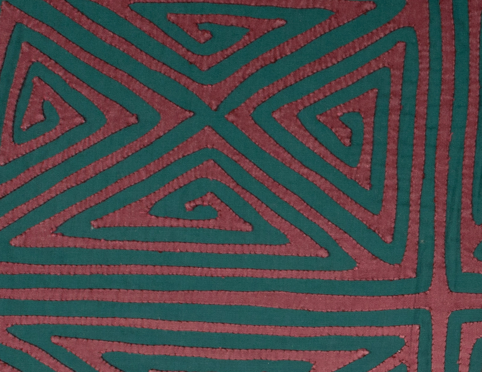 Vintage Burgundy And Green Classic Design Mola