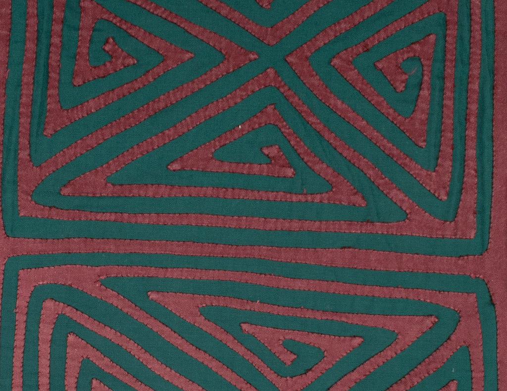 Vintage Burgundy And Green Classic Design Mola