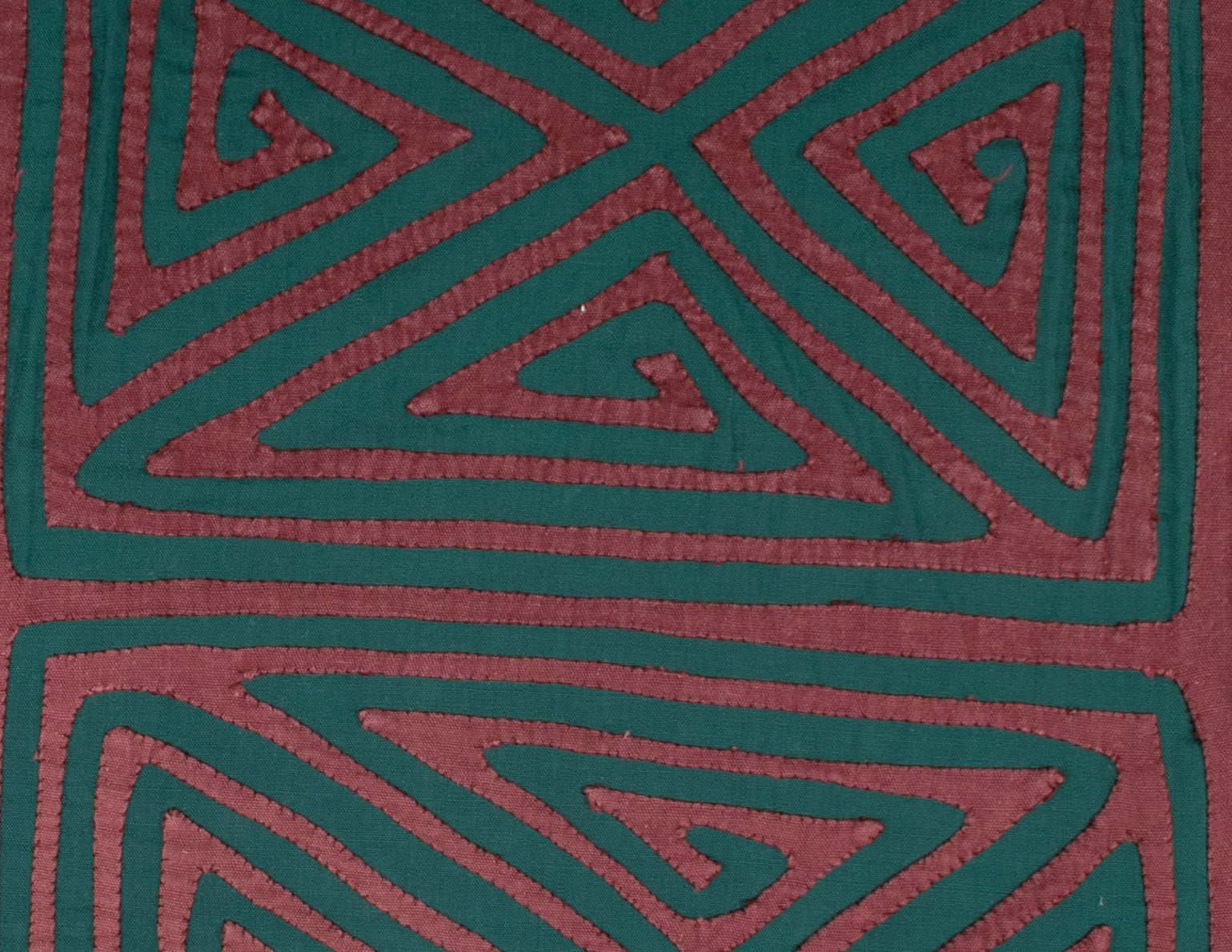 Vintage Burgundy And Green Classic Design Mola