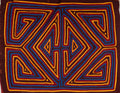 Burgundy Gold And Blue Classic Design Mola