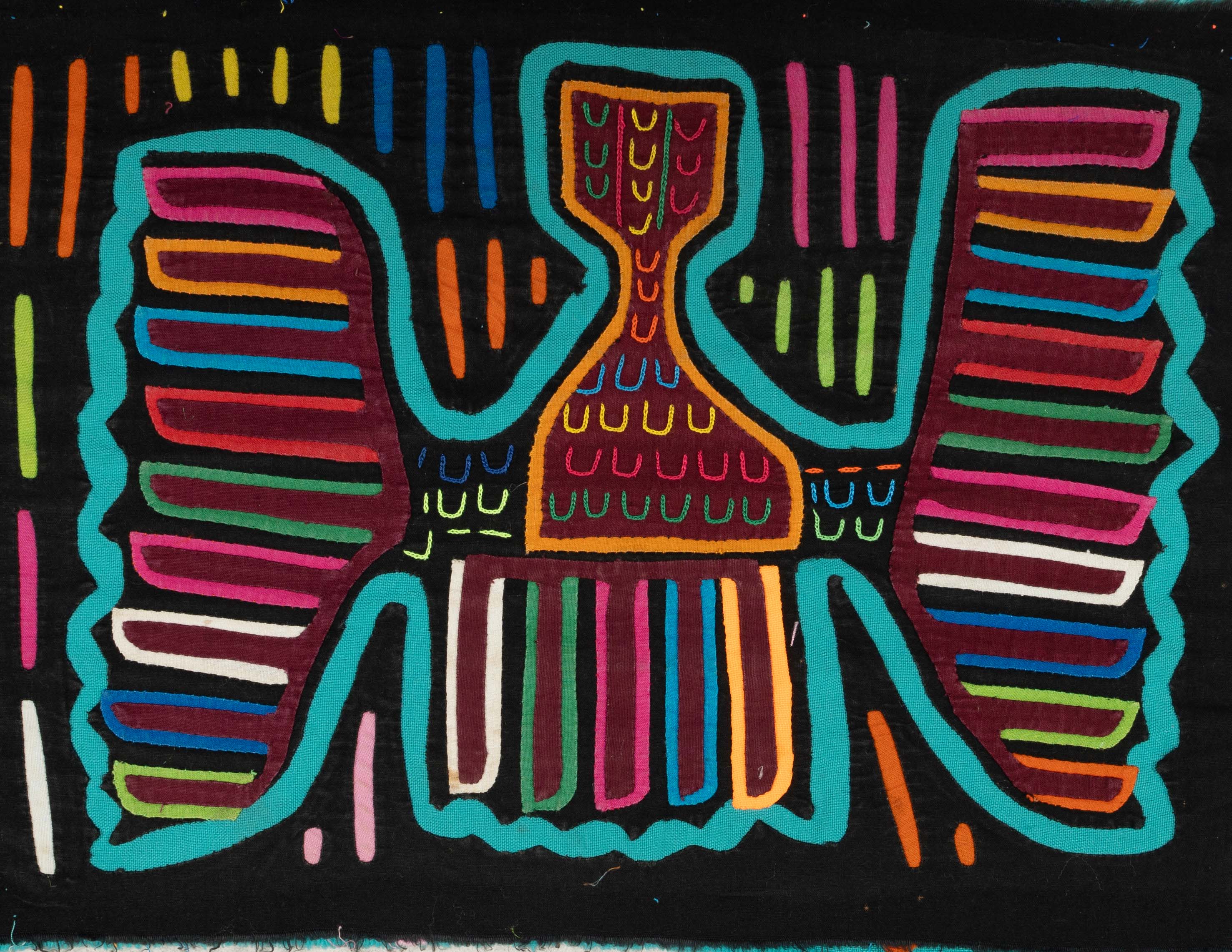 Black And Aqua Arizona Roadrunner Mola