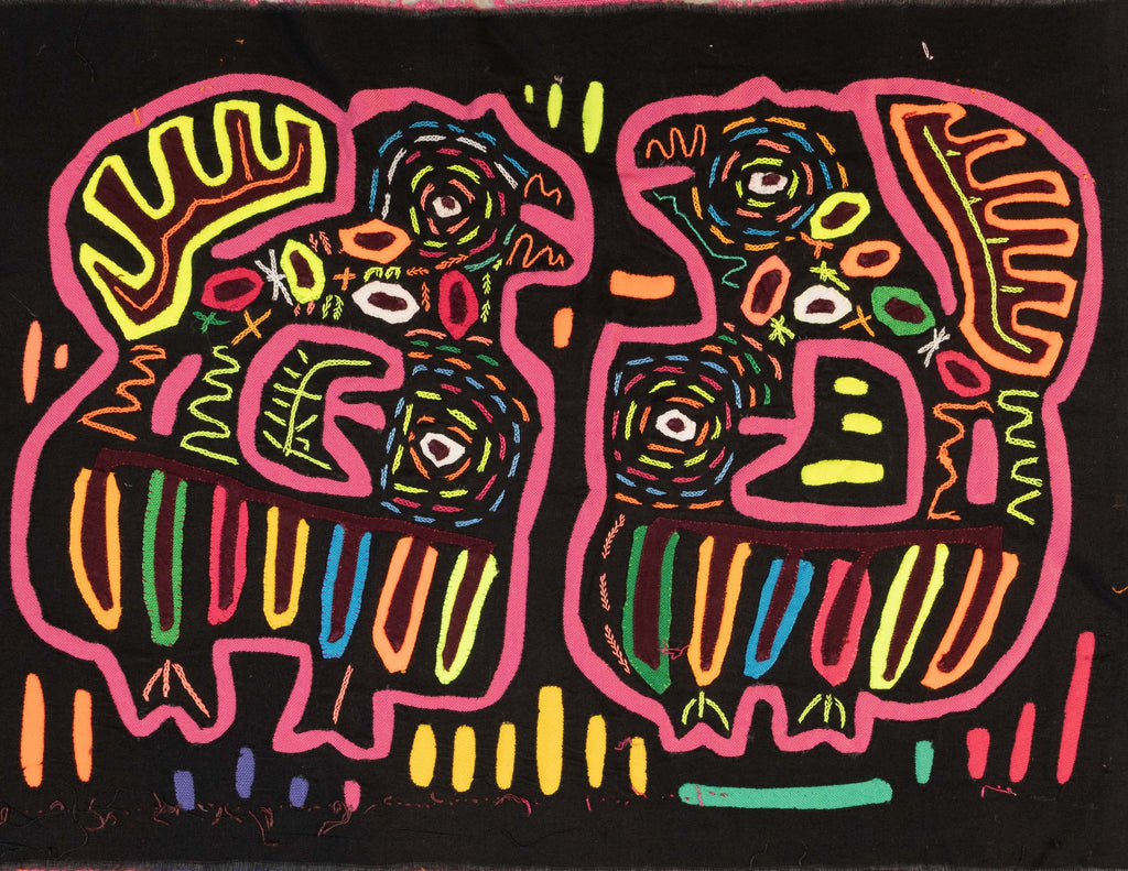 Black and Purple Jungle Taxi Cab Mola