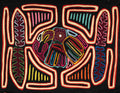 Black And Red Birdcage Mola