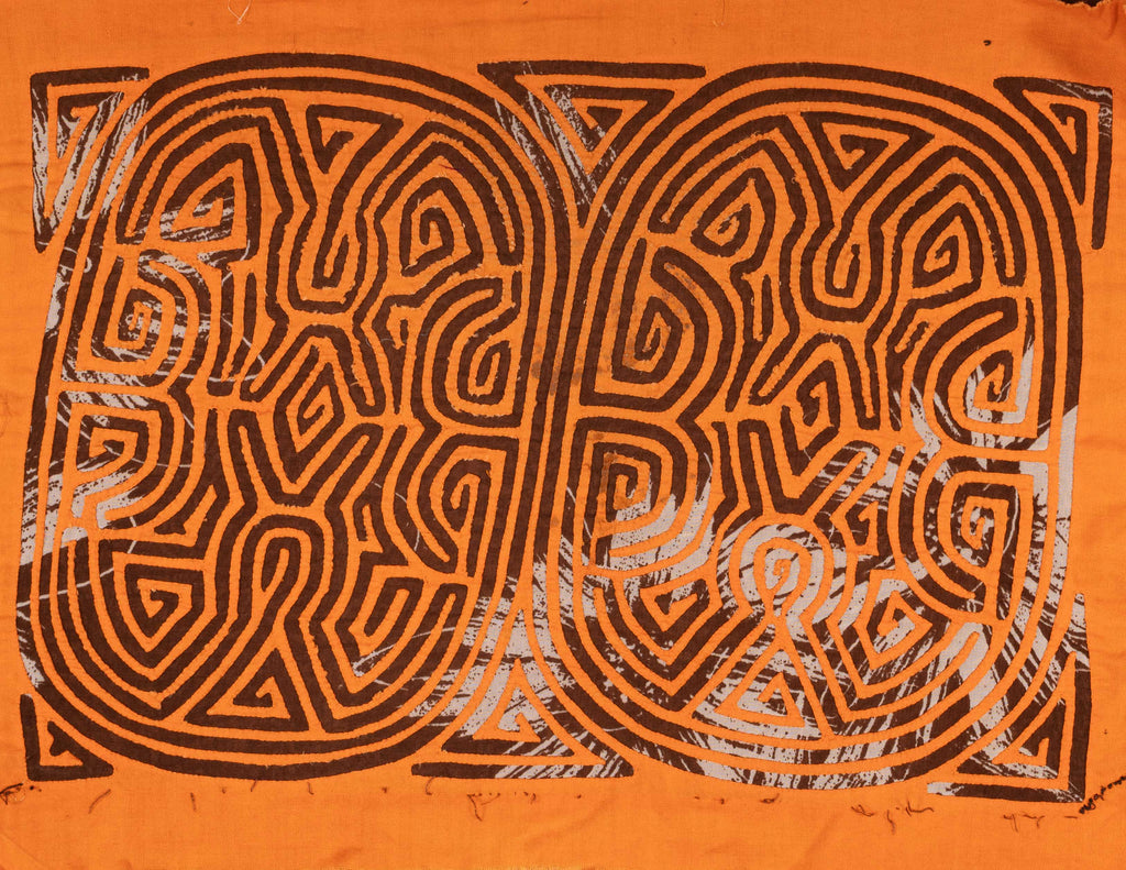 Vintage Orange And Brown Background Material Mola