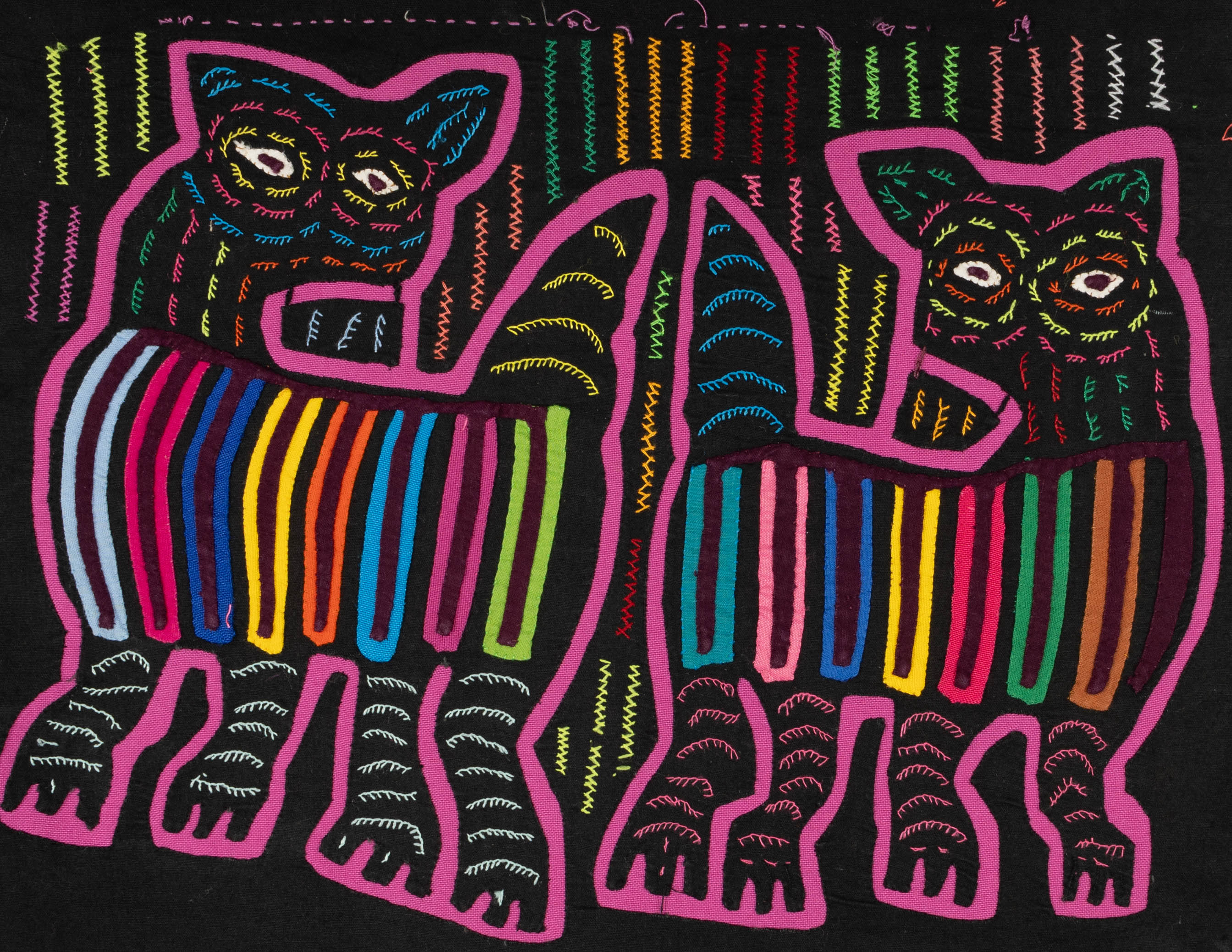 Pink And Black Panther Mola