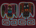 Floppy Ear Burgundy And Blue Puppy Dog Mola