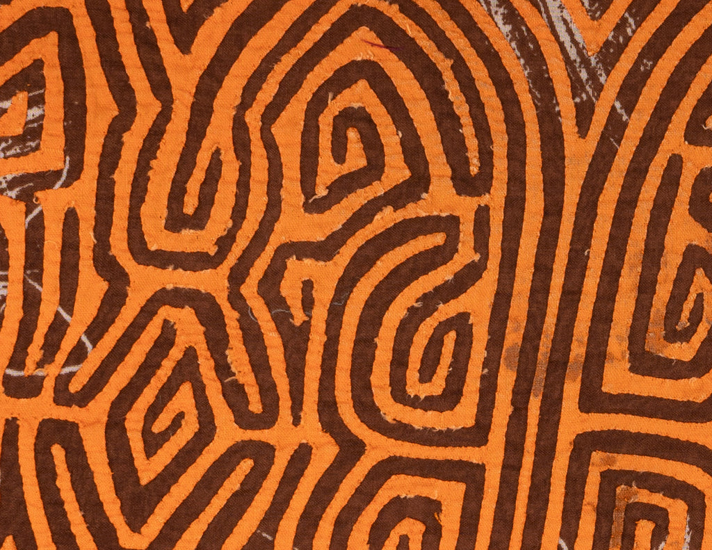 Vintage Orange And Brown Background Material Mola