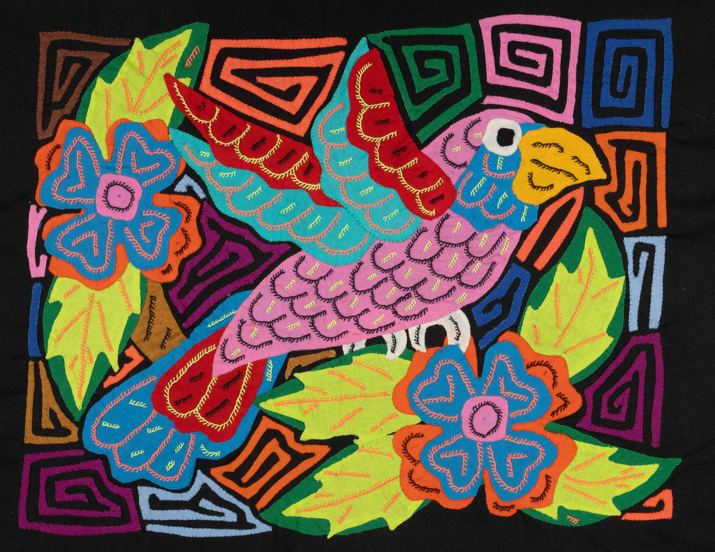 Pink And Blue Fantasy Parrot Bird Mola