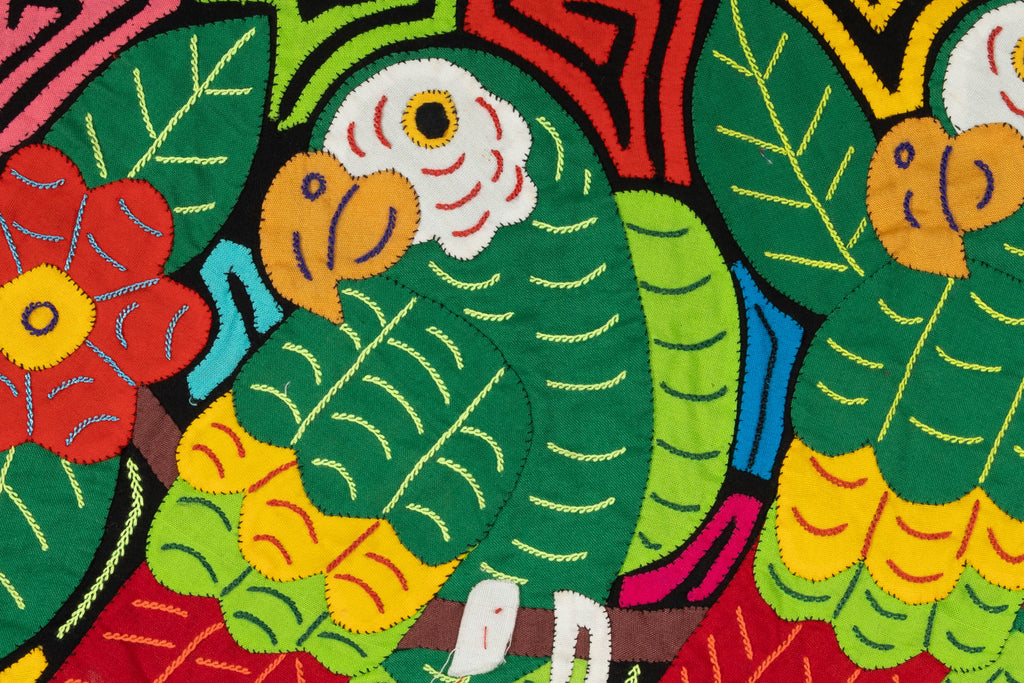 Two Rainforest Coy Parrot Mola