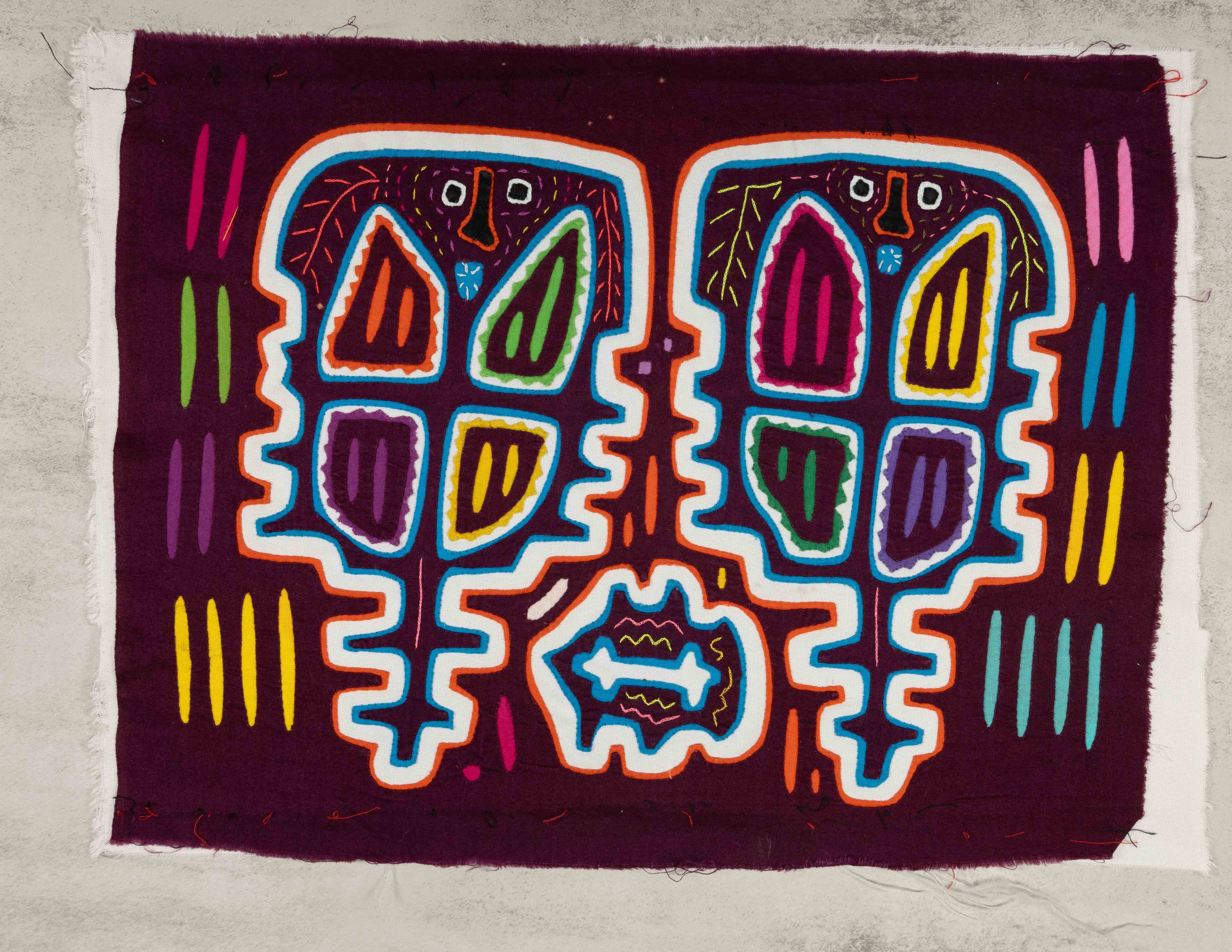 Burgundy And White Pogostick Martian Mola