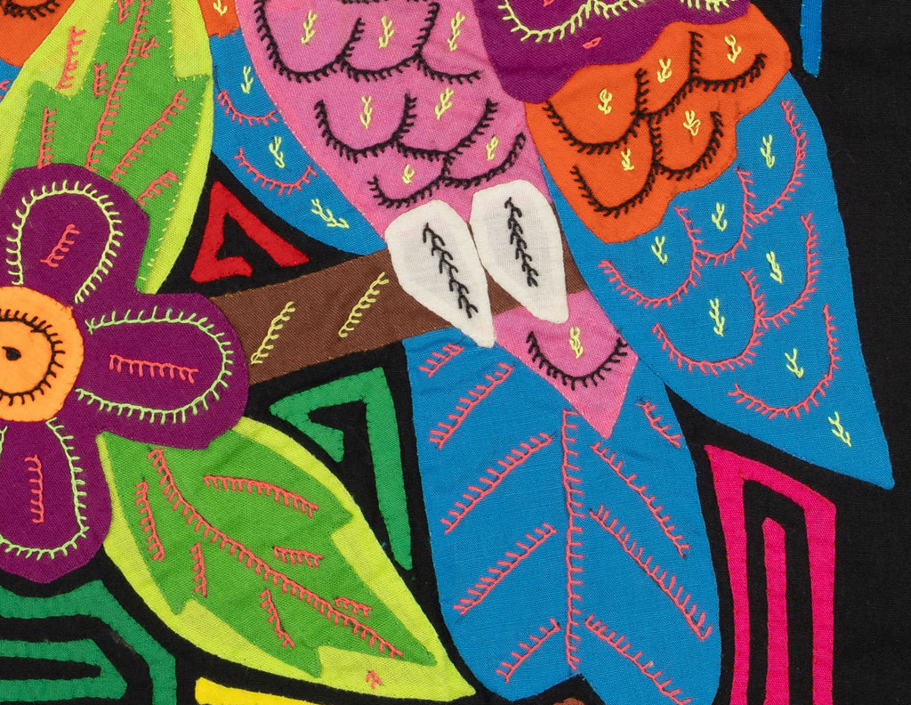 Two Pink Blue And Orange Parrot Bird Mola
