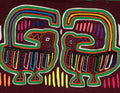 Burgundy And Green Tale Of Two Tails Mola