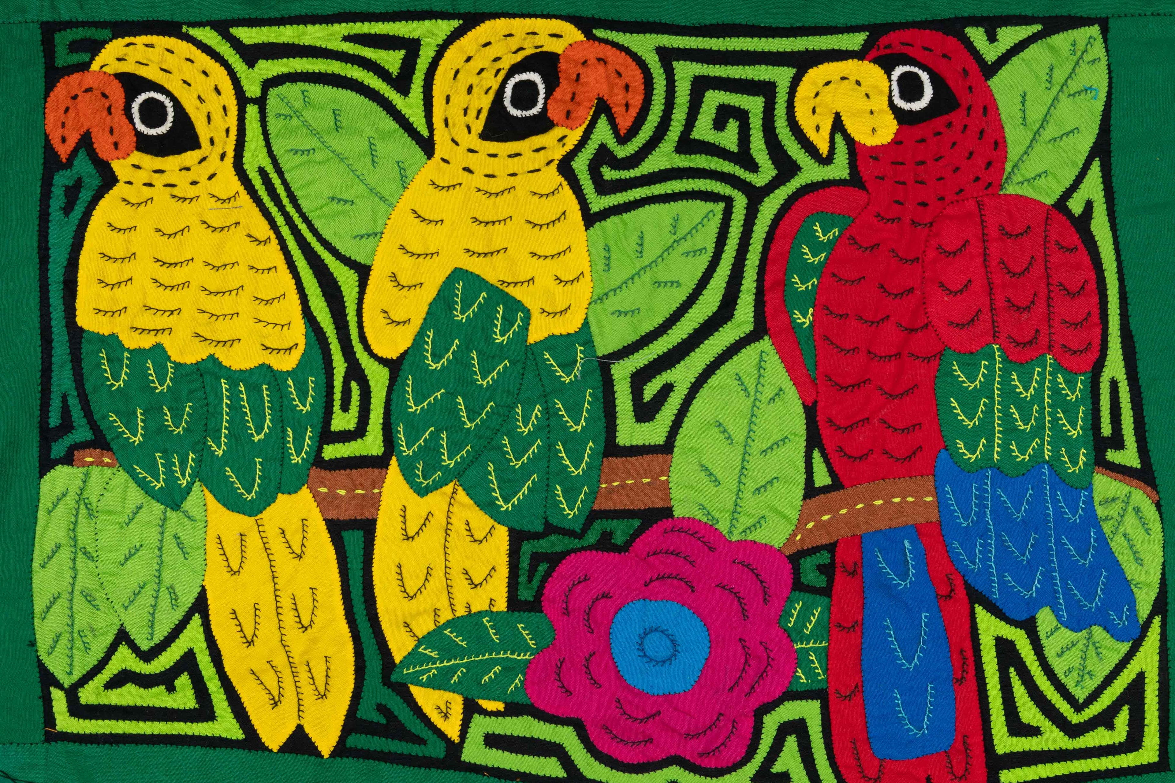 Three Rainforest Parrot Mola
