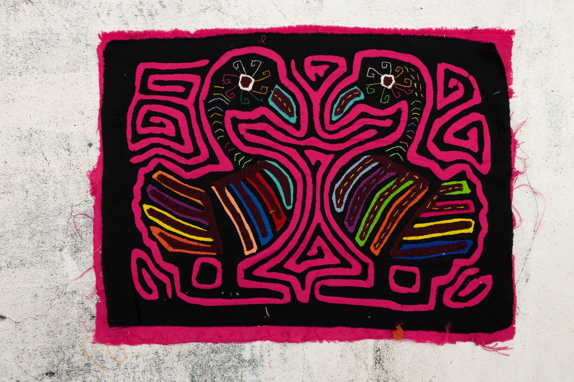 Pink Goose Panama Mola