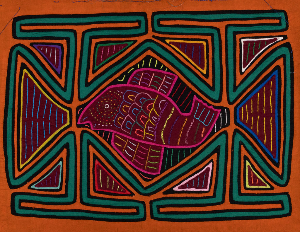 Orange Green Pink Fish Mola