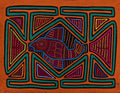Orange Green Blue Fish Mola