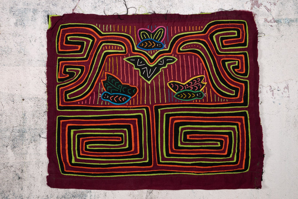 Butterfly Symmetry Vintage Mola