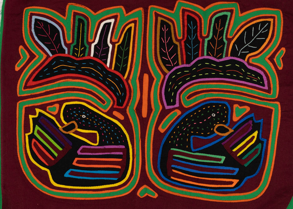 Burgundy Rainbow Swan Lake Mola