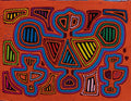 Orange Blue Flying Saucer Mola
