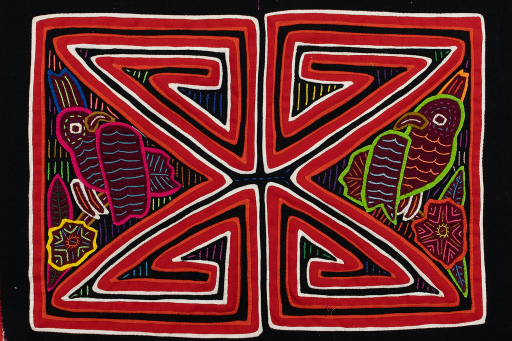 Geometric Bird Panama Mola