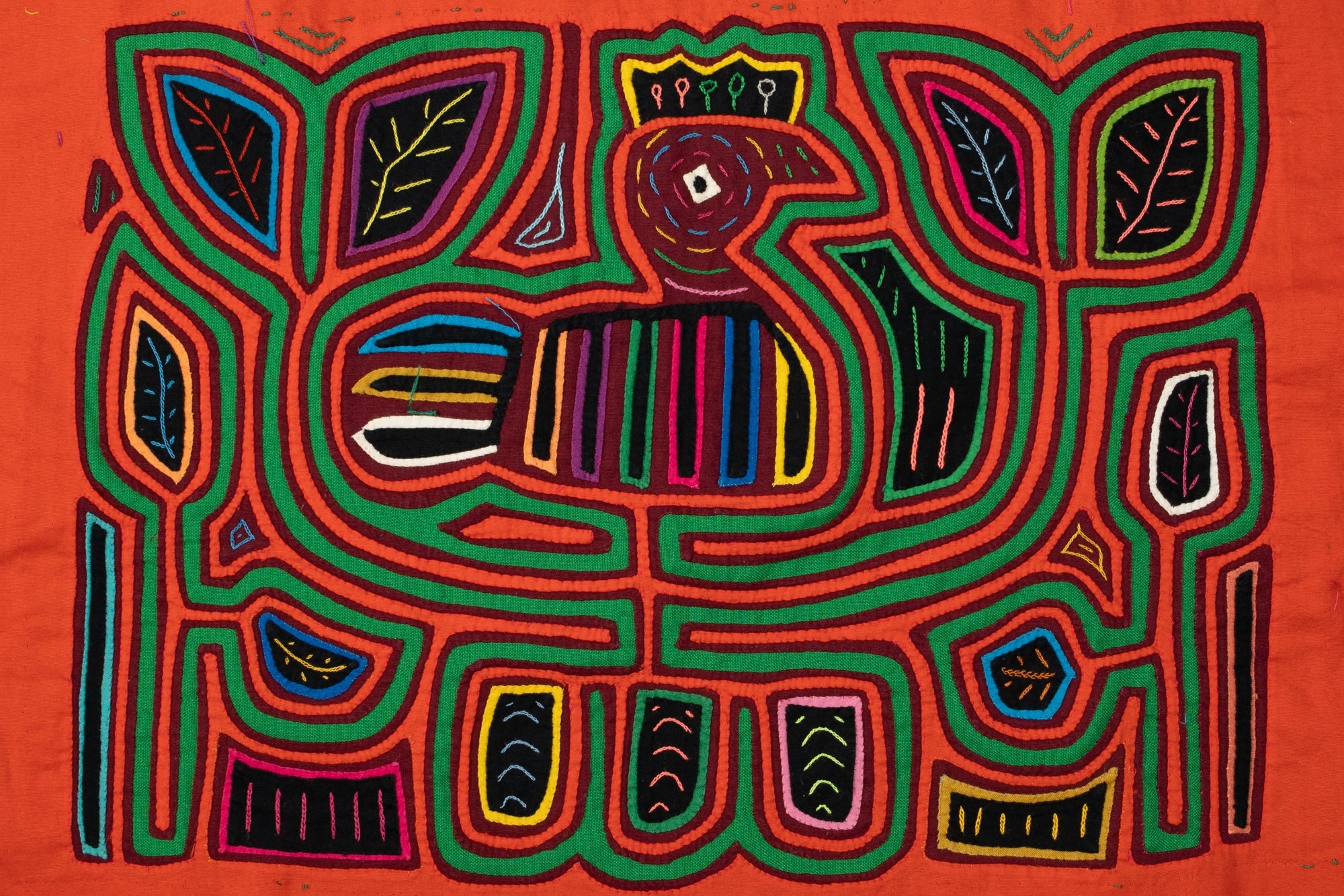 Orange Green King Tut with Strut Mola