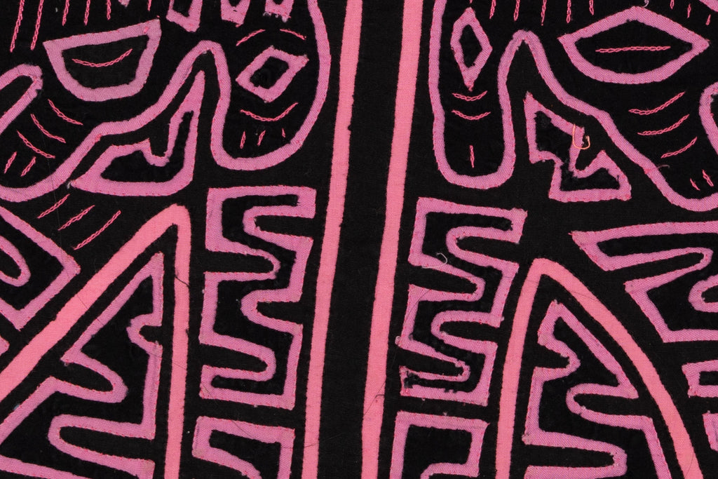 Pink Black Puppy Dog Mola