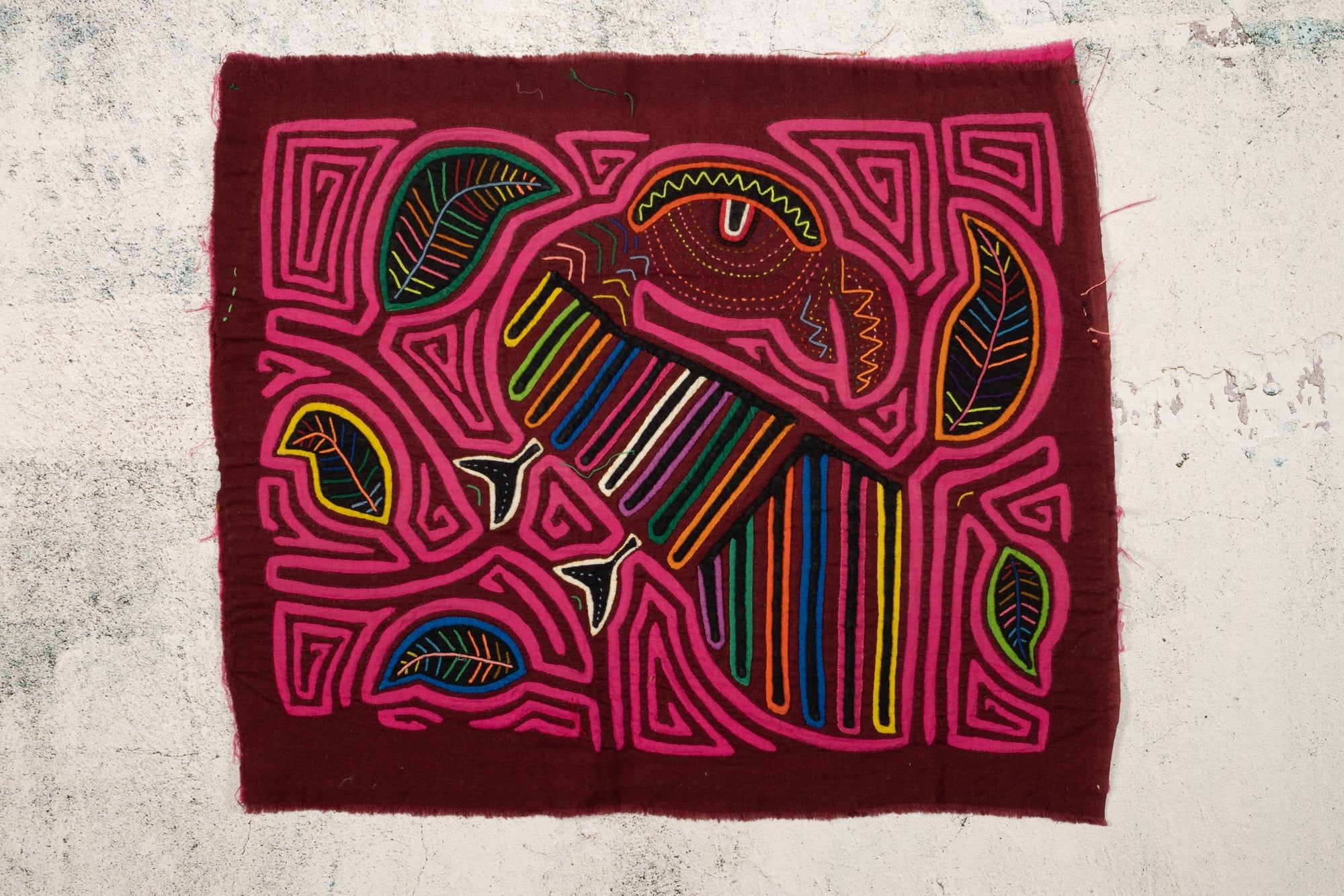 Helmet Andean Condor Bird Pink Rainbow Mola
