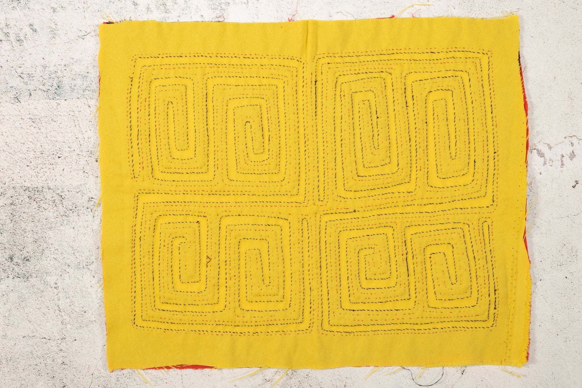 Orange Yellow Black Classic Design Mola