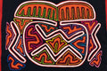 Kuna Indian Hand Stitch Wopper Berger Panama Mola Textile Art