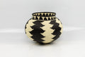 Wounaan Indian Hand Woven Black and White Panama Basket