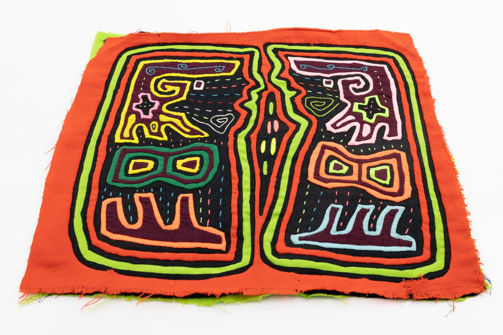 Kuna Indian Hand Sewn Driving Miss Daisy Mola Panama