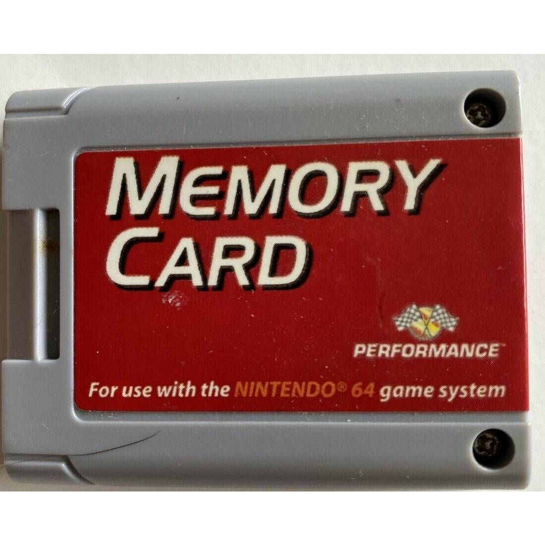Tarjeta de memoria de rendimiento - Nintendo 64