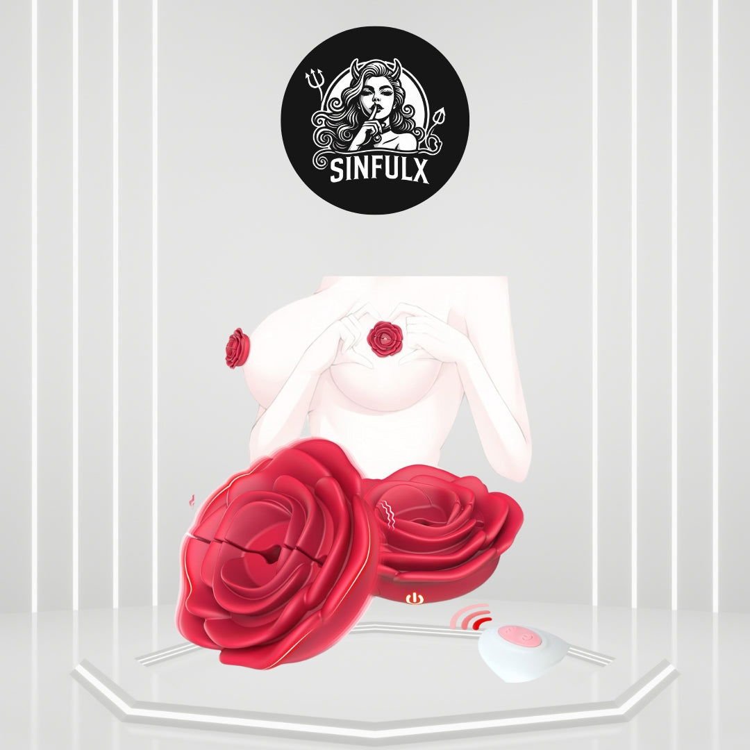 PetalClasp Luxury Rose Design Nipple Clamps