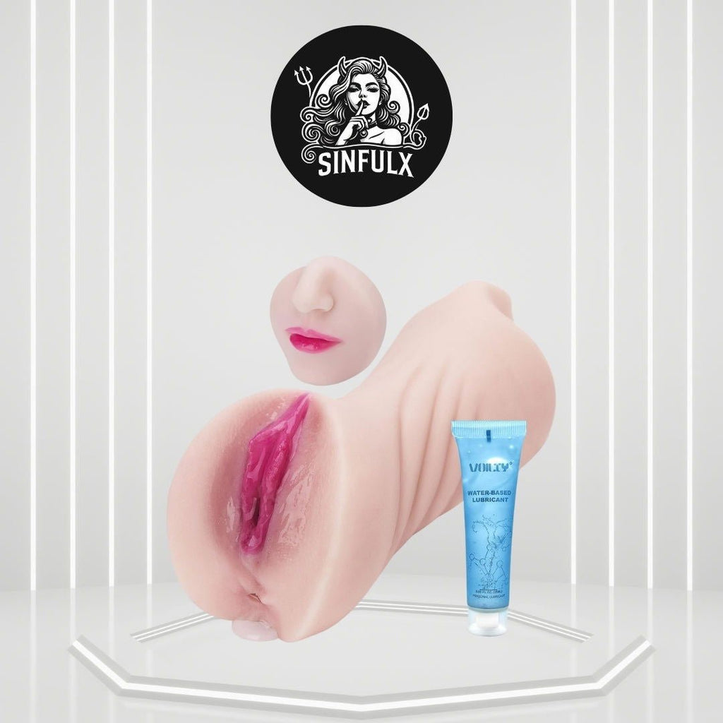PocketVibe Triple-Entry Male Masturbator