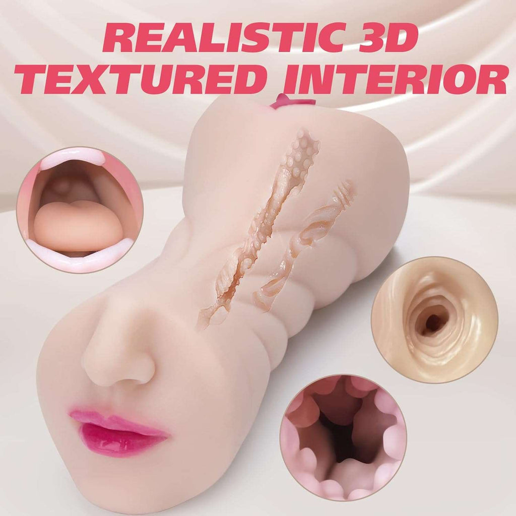 PocketVibe Triple-Entry Male Masturbator
