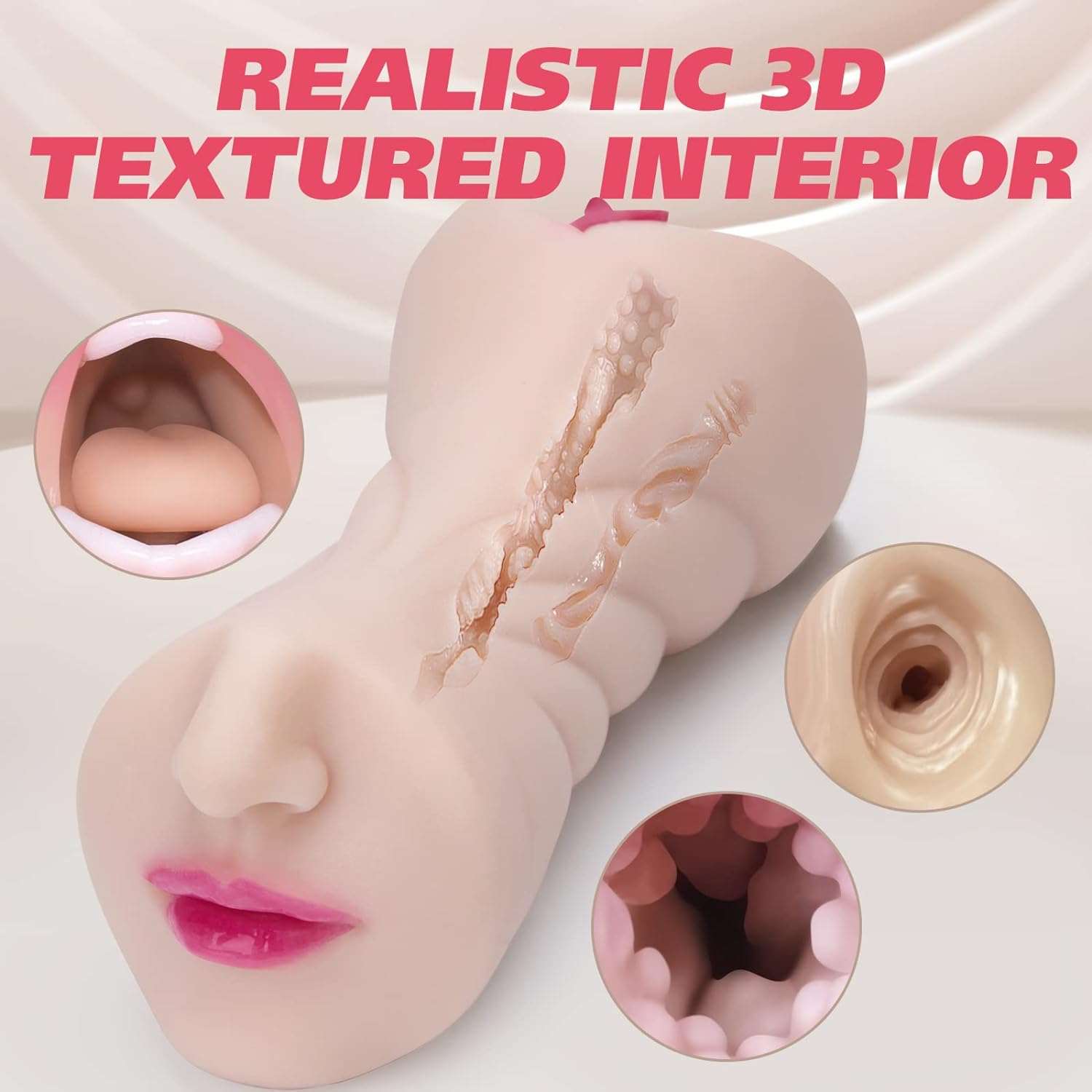 PocketVibe Triple-Entry Male Masturbator