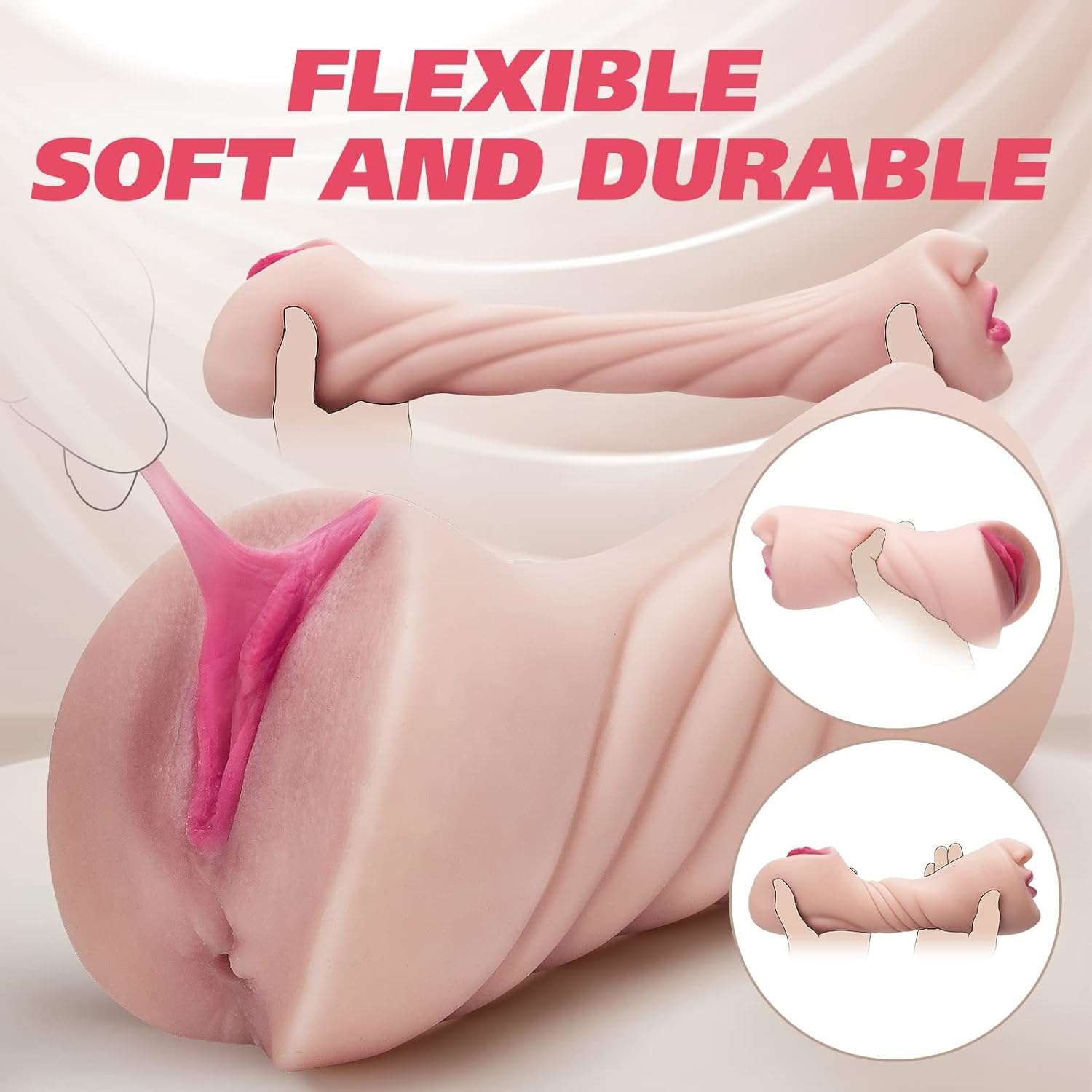 PocketVibe Triple-Entry Male Masturbator