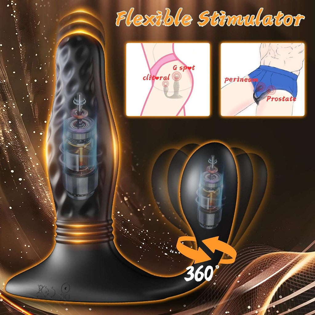 PowerPeak Remote Control Prostate Massager Anal Vibrator