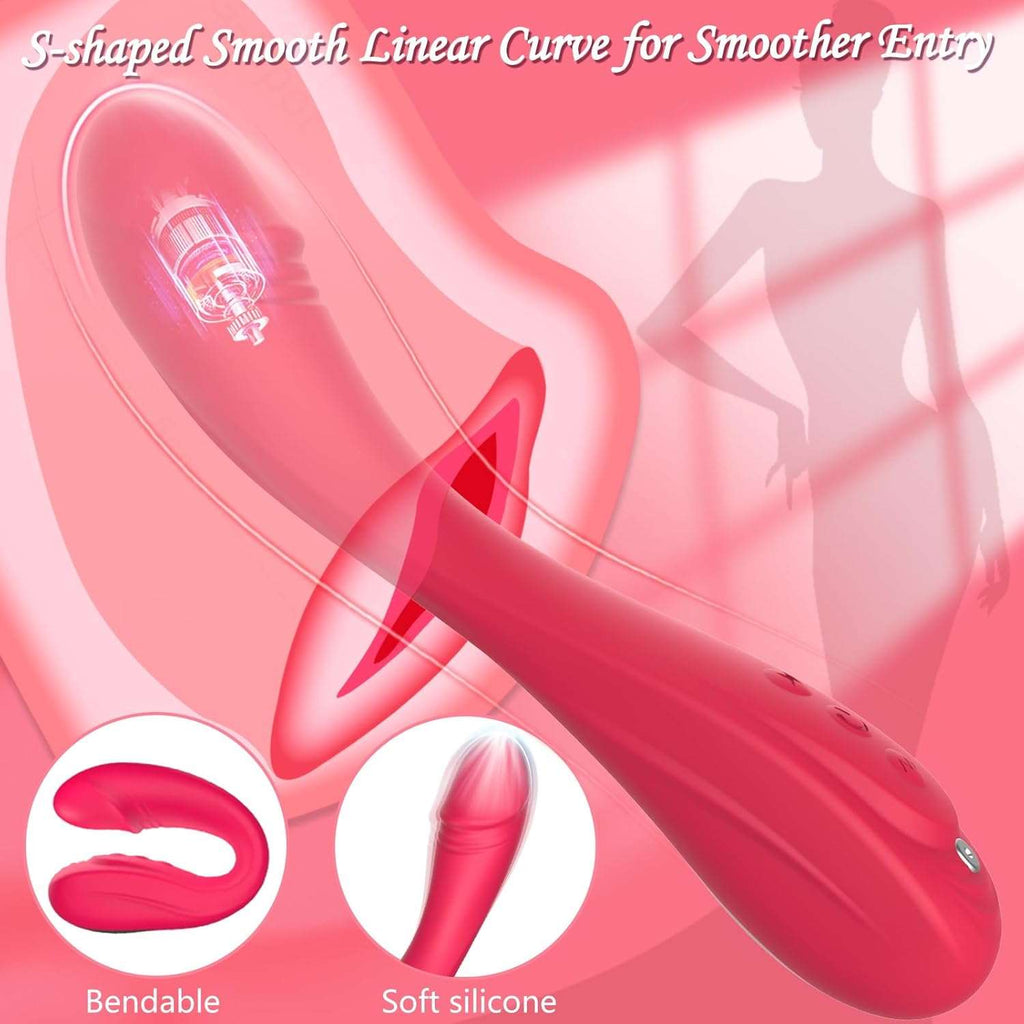 PowerPulse G-Spot & Clitoral Vibrator Wand