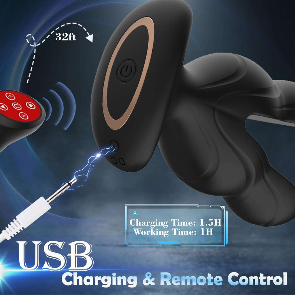 PowerSurge Electric Shock Anal Vibrating Plug
