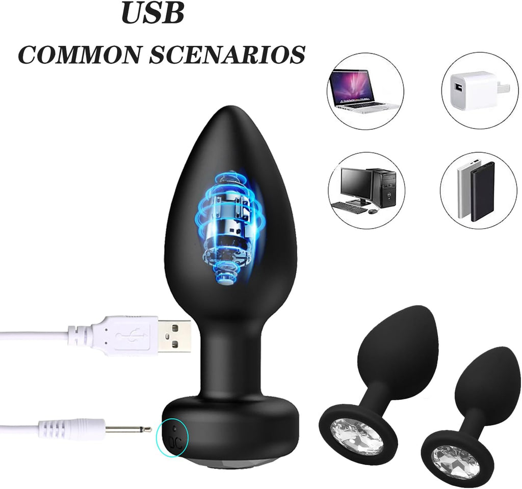 PulseReach Anal Plug Prostate Massager Training Set