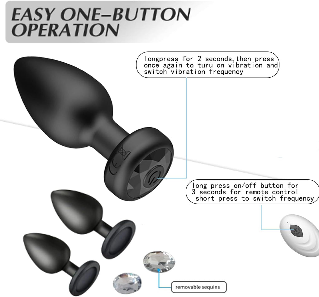 PulseReach Anal Plug Prostate Massager Training Set