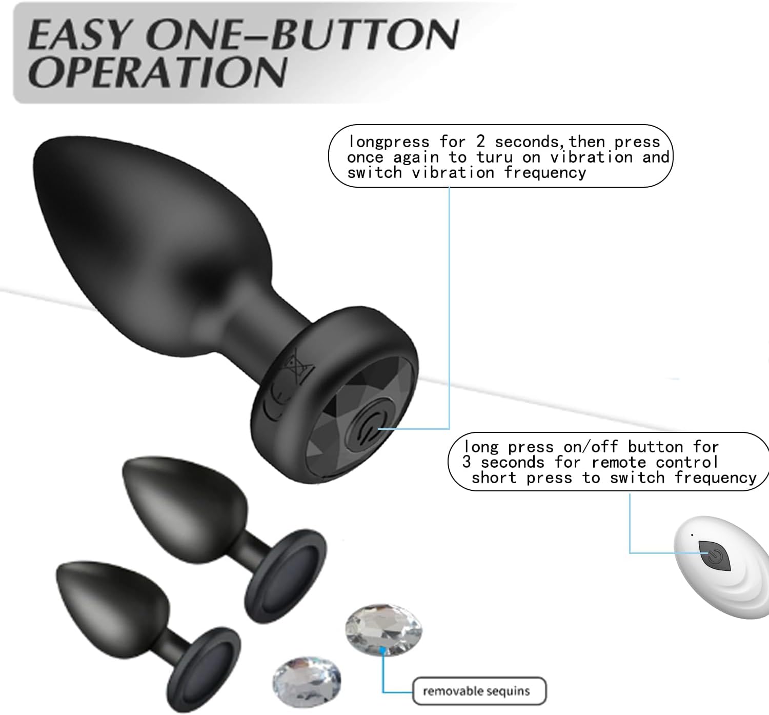 PulseReach Anal Plug Prostate Massager Training Set