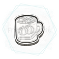 Pumpkin Hot Cocoa Freshie Mold
