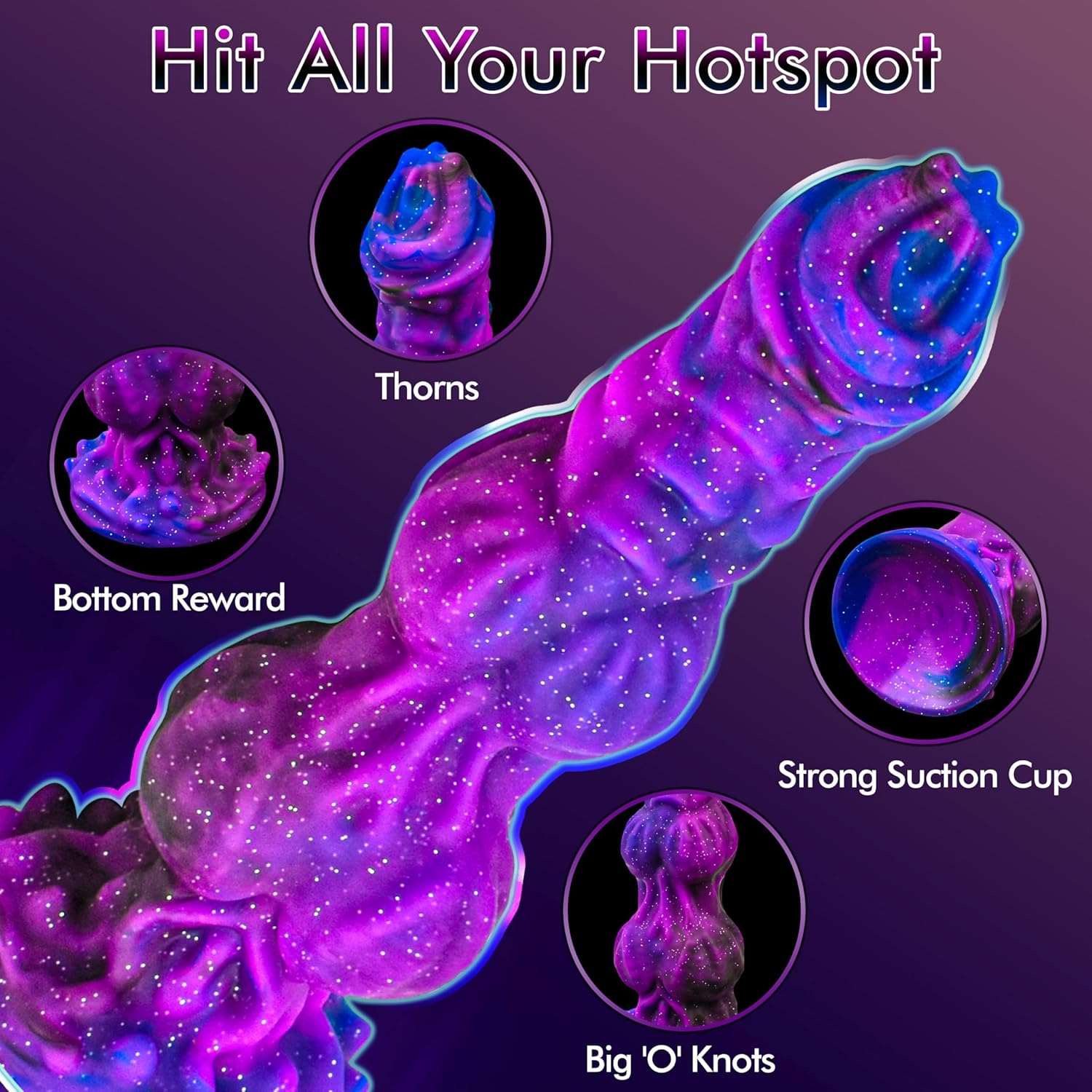 PureEden 9.6" Monster Fantasy Dildo