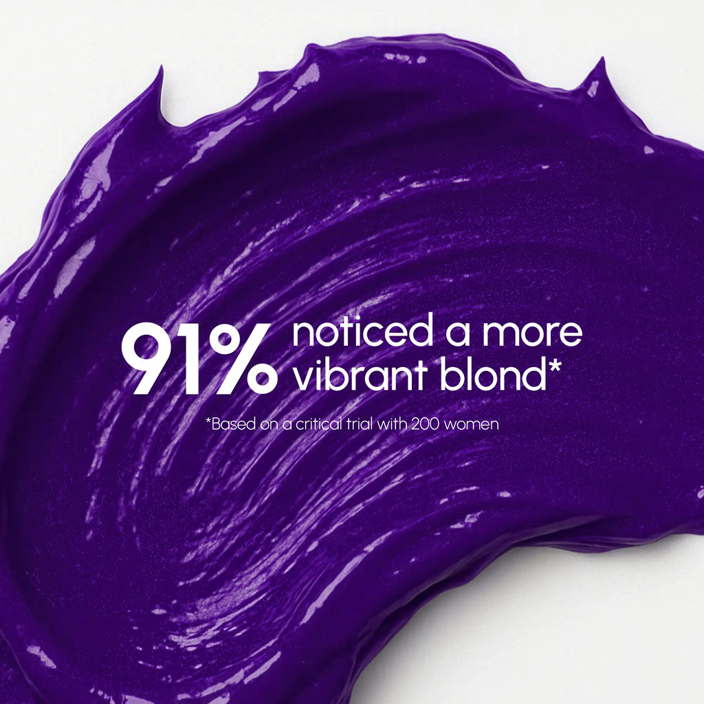 Mascarilla Morada para Cabello Rubio